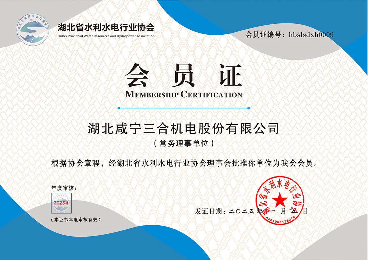 湖北省水利水电行业协会常务理事单位